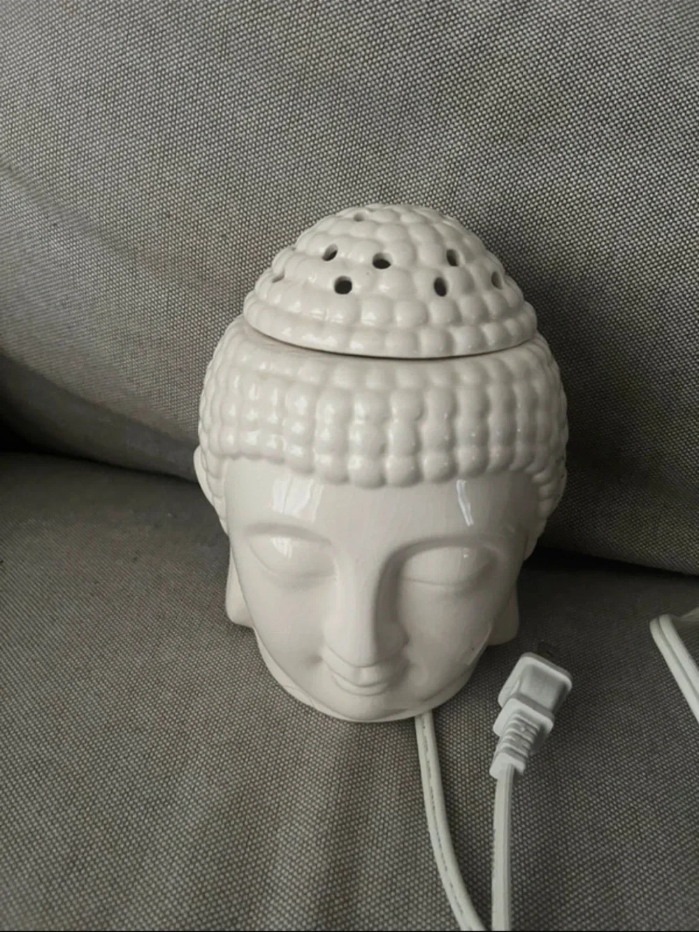 Chesapeake Bay White Ceramic Buddha Wax Warmer - Home Accents